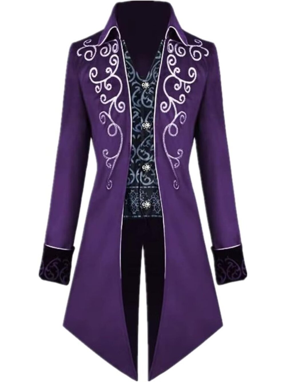 Gothic Victorian Tailcoat Jacket for Men | Steampunk Costume Outerwear